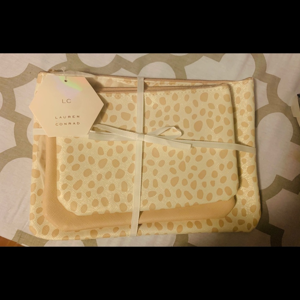 Lauren Conrad 3 pouch set- brand new with tag